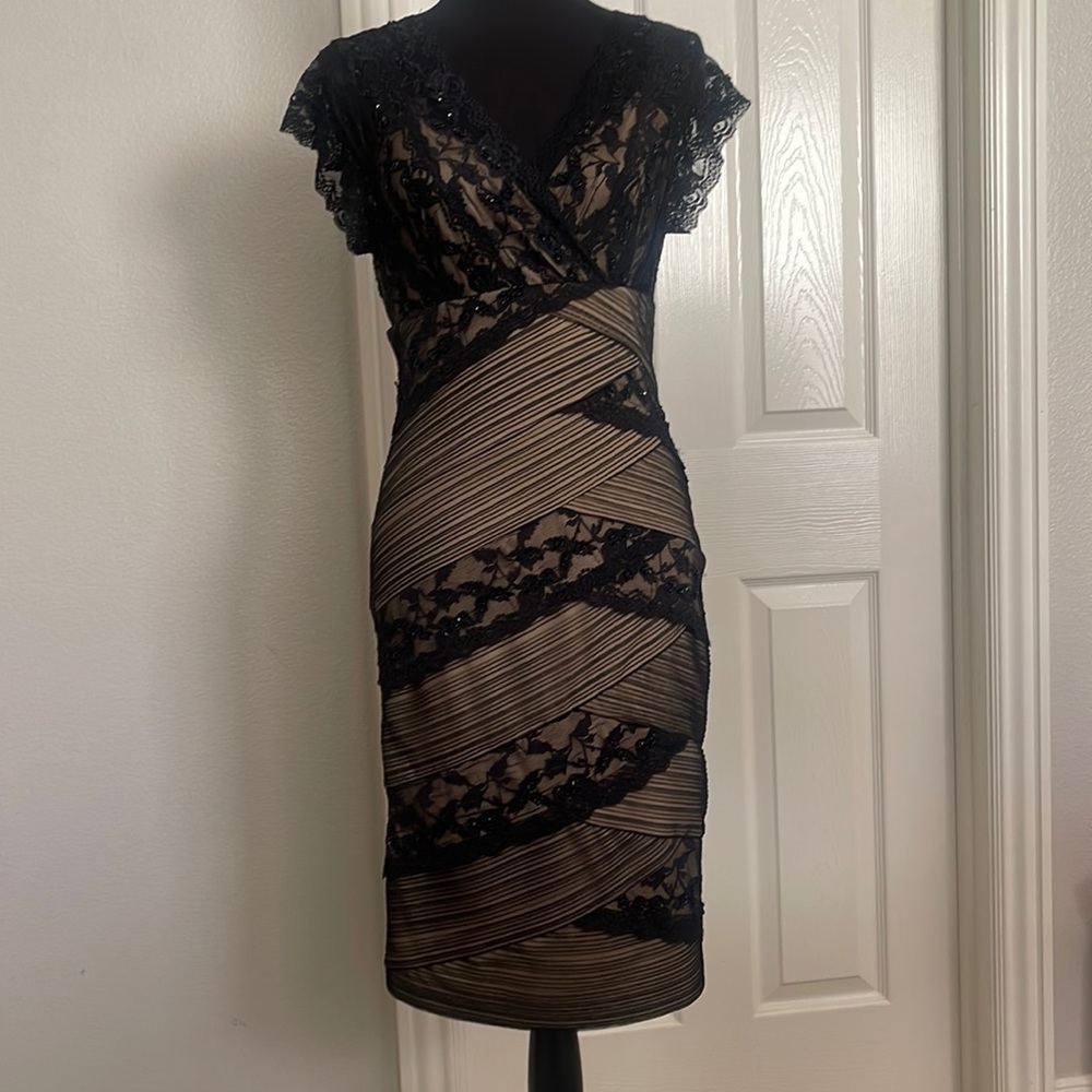 Black lace dress